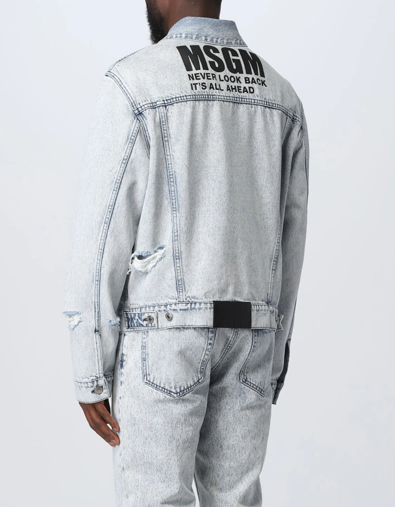 Distressed Denim Jacket