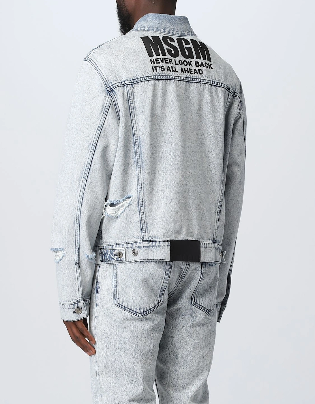 Distressed Denim Jacket
