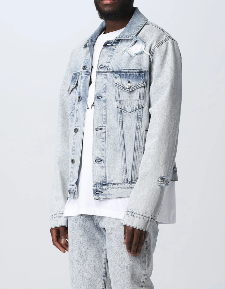 Distressed Denim Jacket