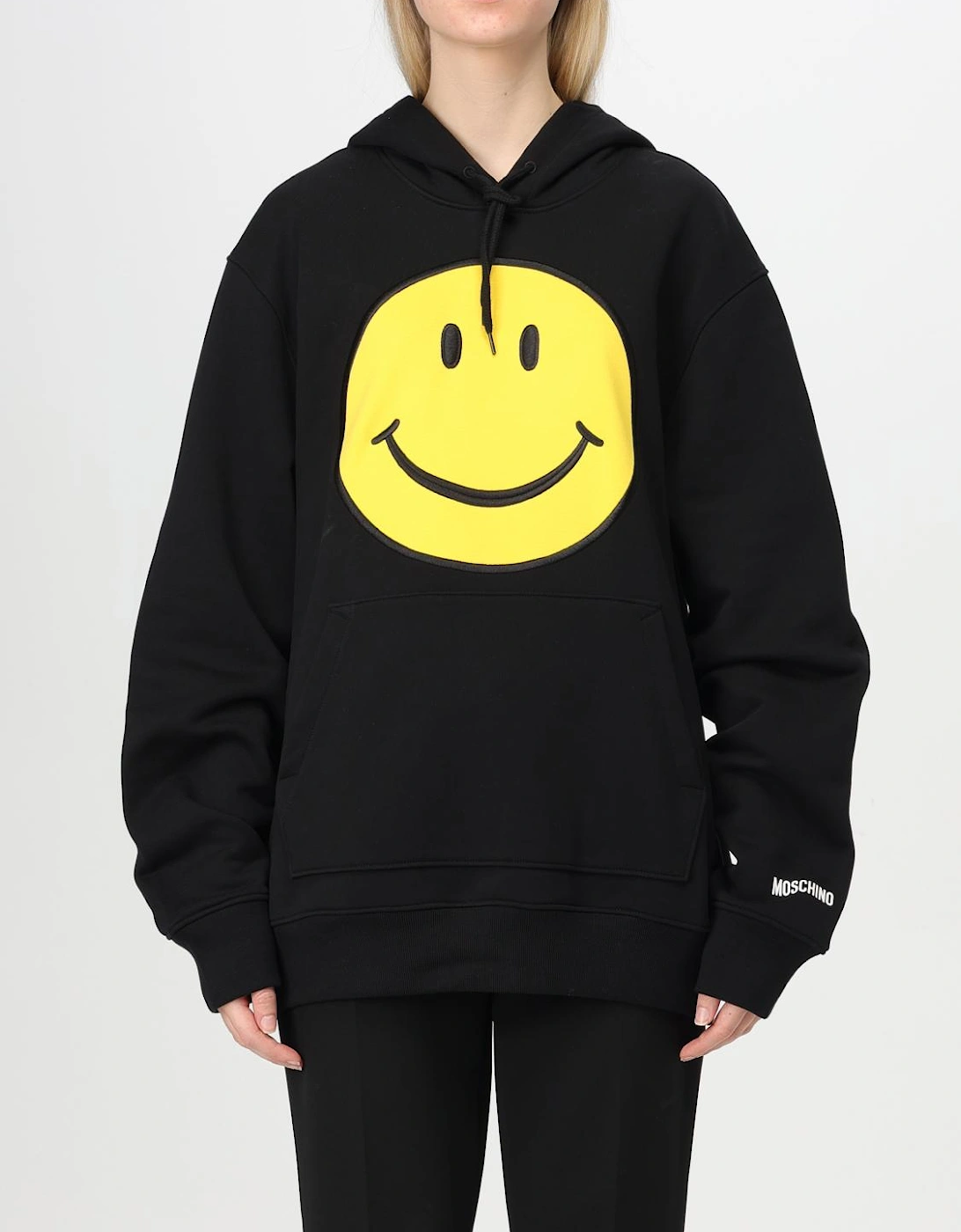 Smiley Face Appliqu Hoodie, 6 of 5