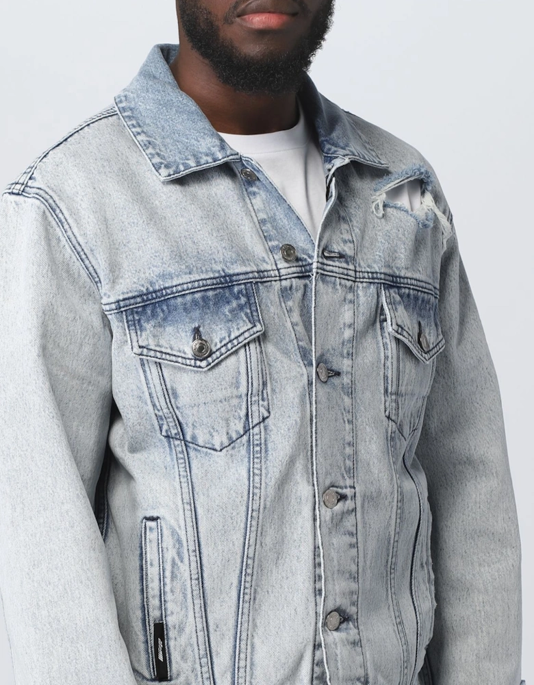 Distressed Denim Jacket