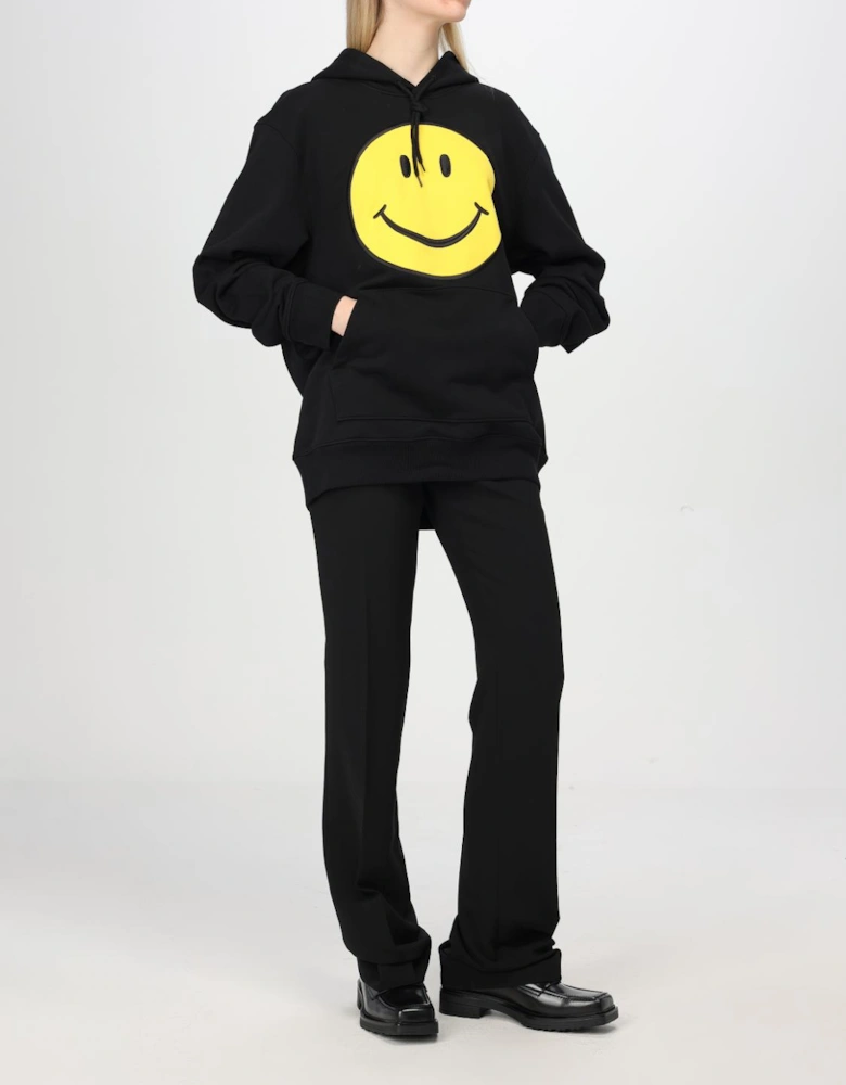 Smiley Face Appliqu Hoodie