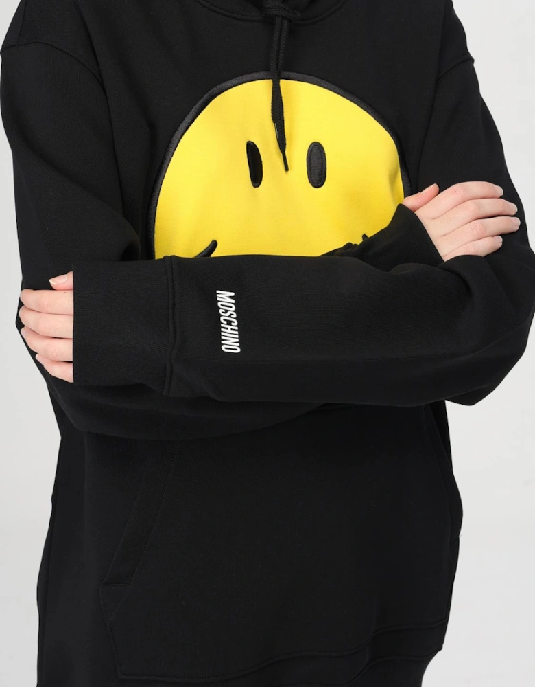 Smiley Face Appliqu Hoodie