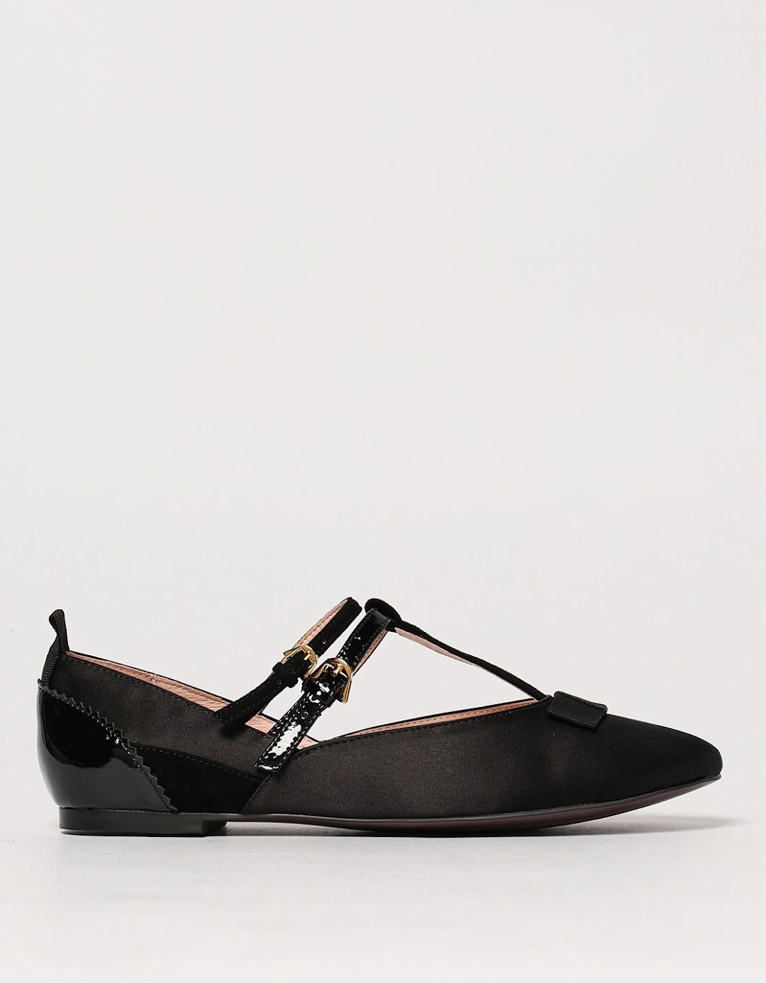 TStrap Satin Ballerina Flats, 4 of 3