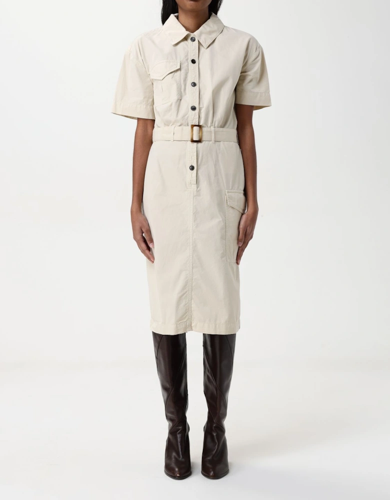 Shirt Dress Belted Casual