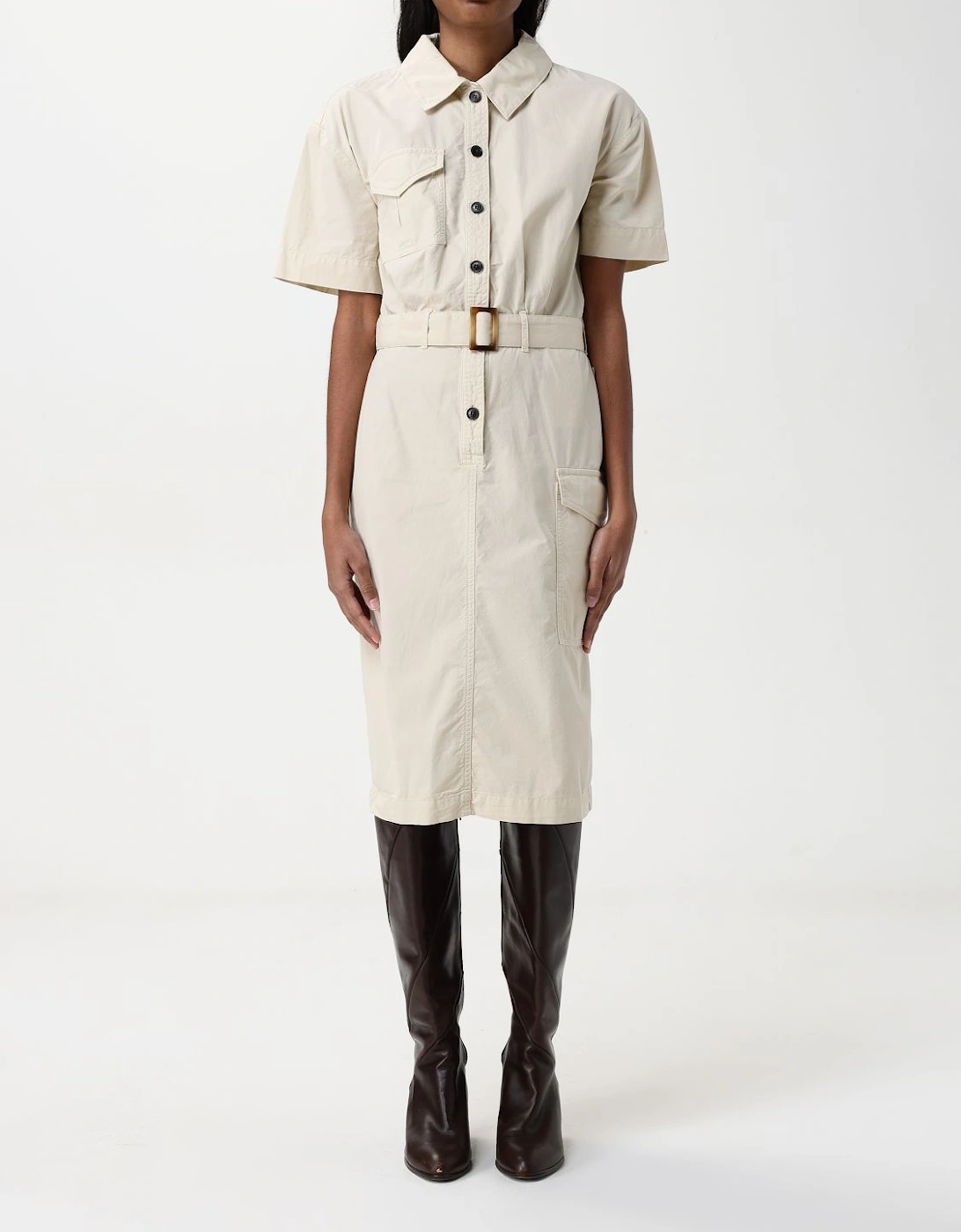 Shirt Dress Belted Casual, 4 of 3