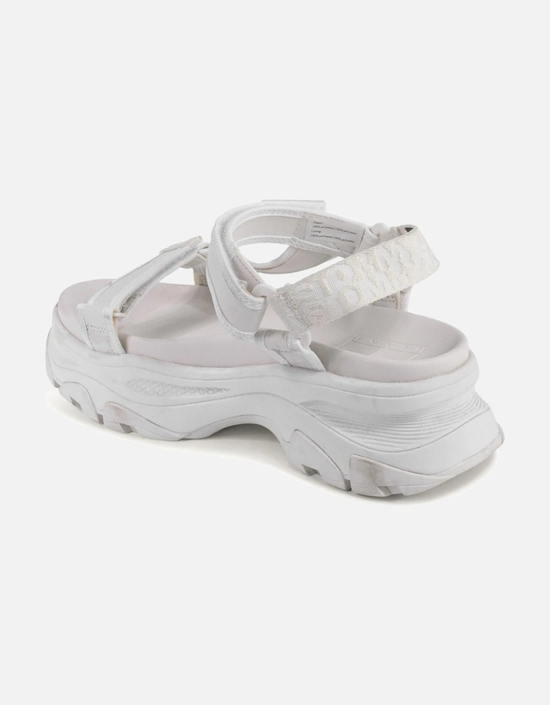 Strappy Open-Toe Sandal with Buckle Detail