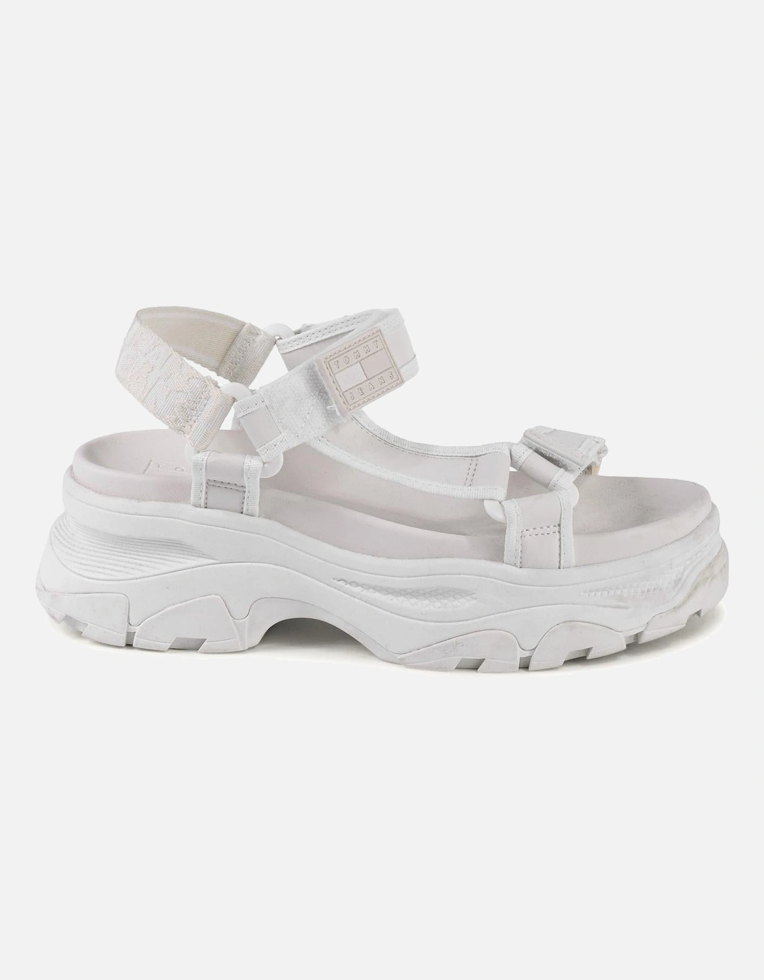 Strappy Open-Toe Sandal with Buckle Detail, 4 of 3