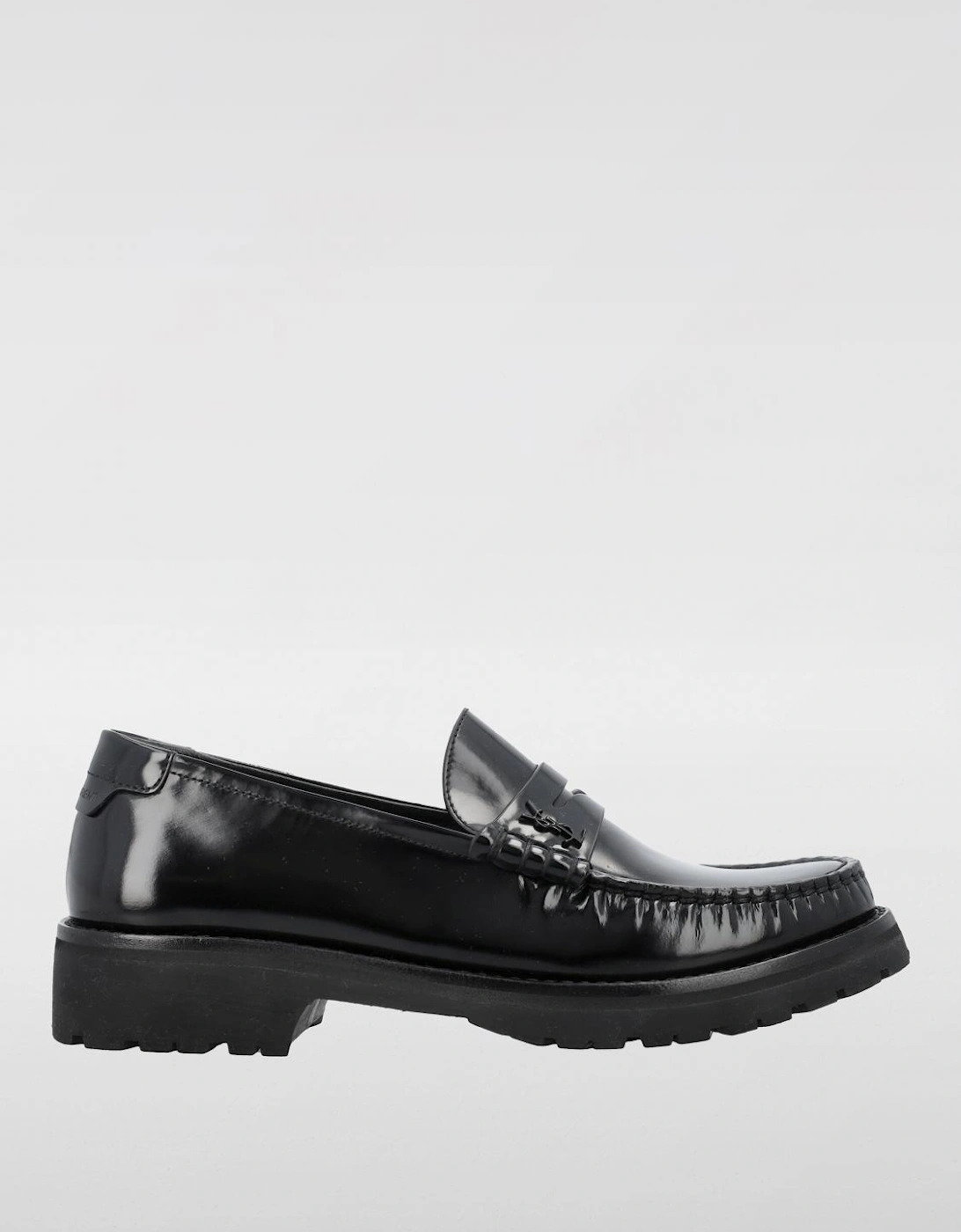 Patent Leather Loafers Chunky Sole, 6 of 5