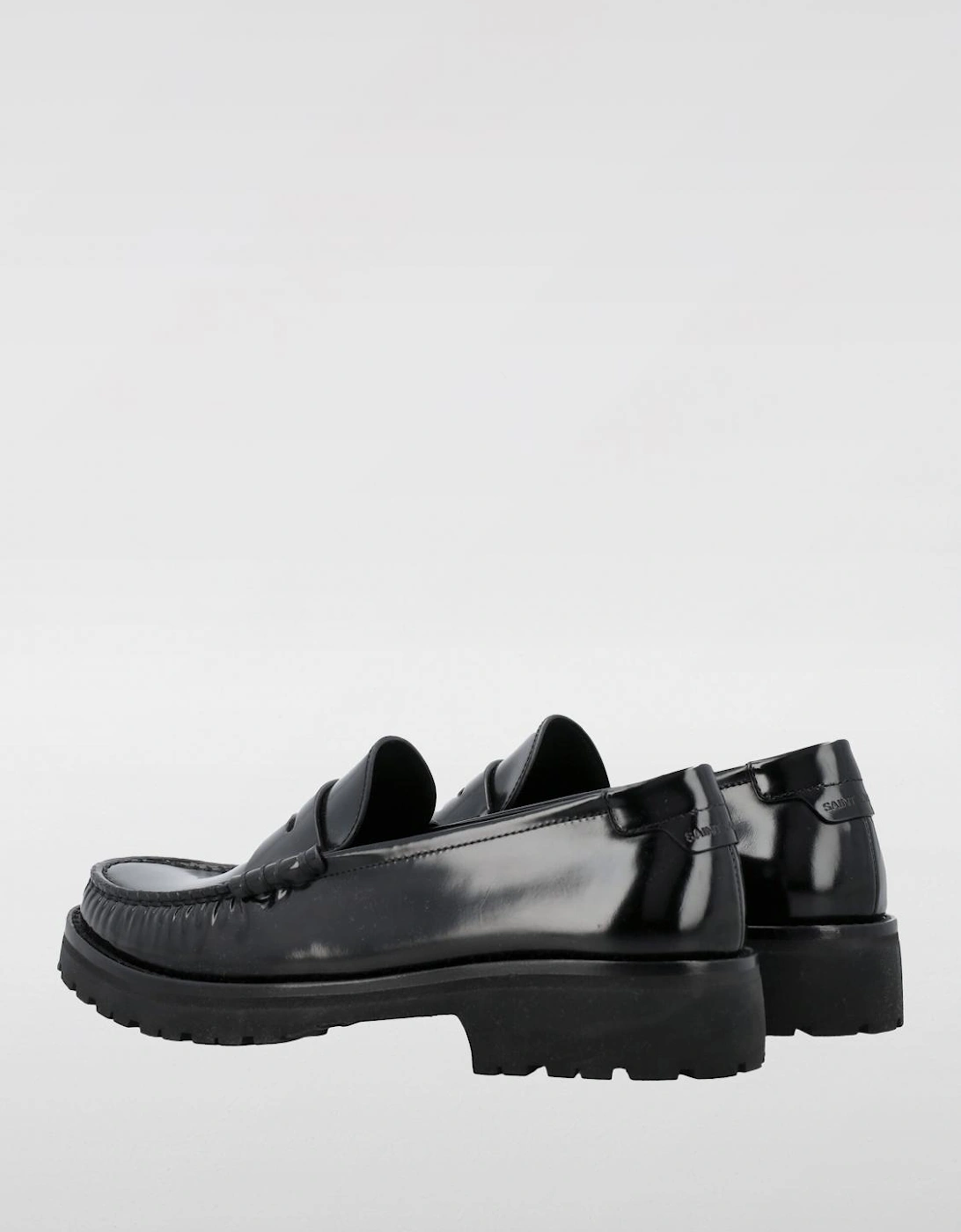 Patent Leather Loafers Chunky Sole