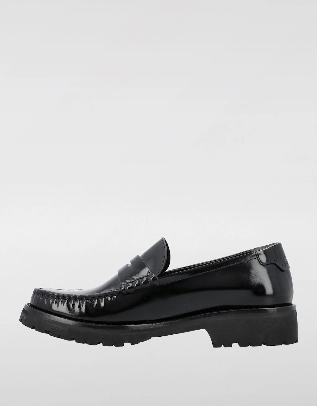 Patent Leather Loafers Chunky Sole