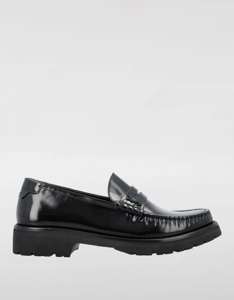 Patent Leather Loafers Chunky Sole