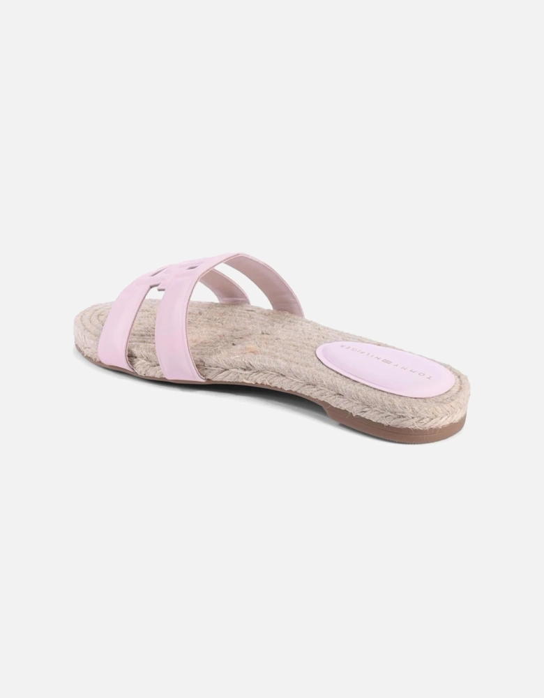 Leather Espadrilles with Detailed Stitching