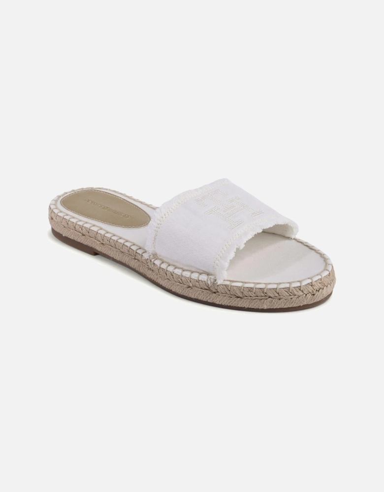 Canvas Espadrille Slides