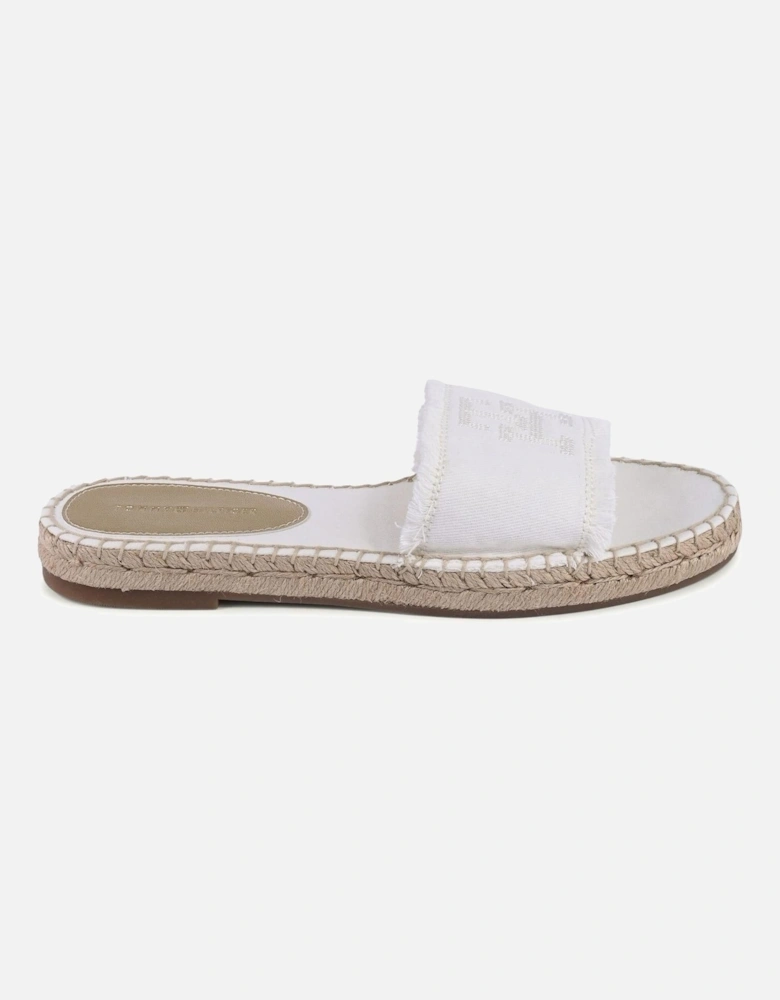 Canvas Espadrille Slides