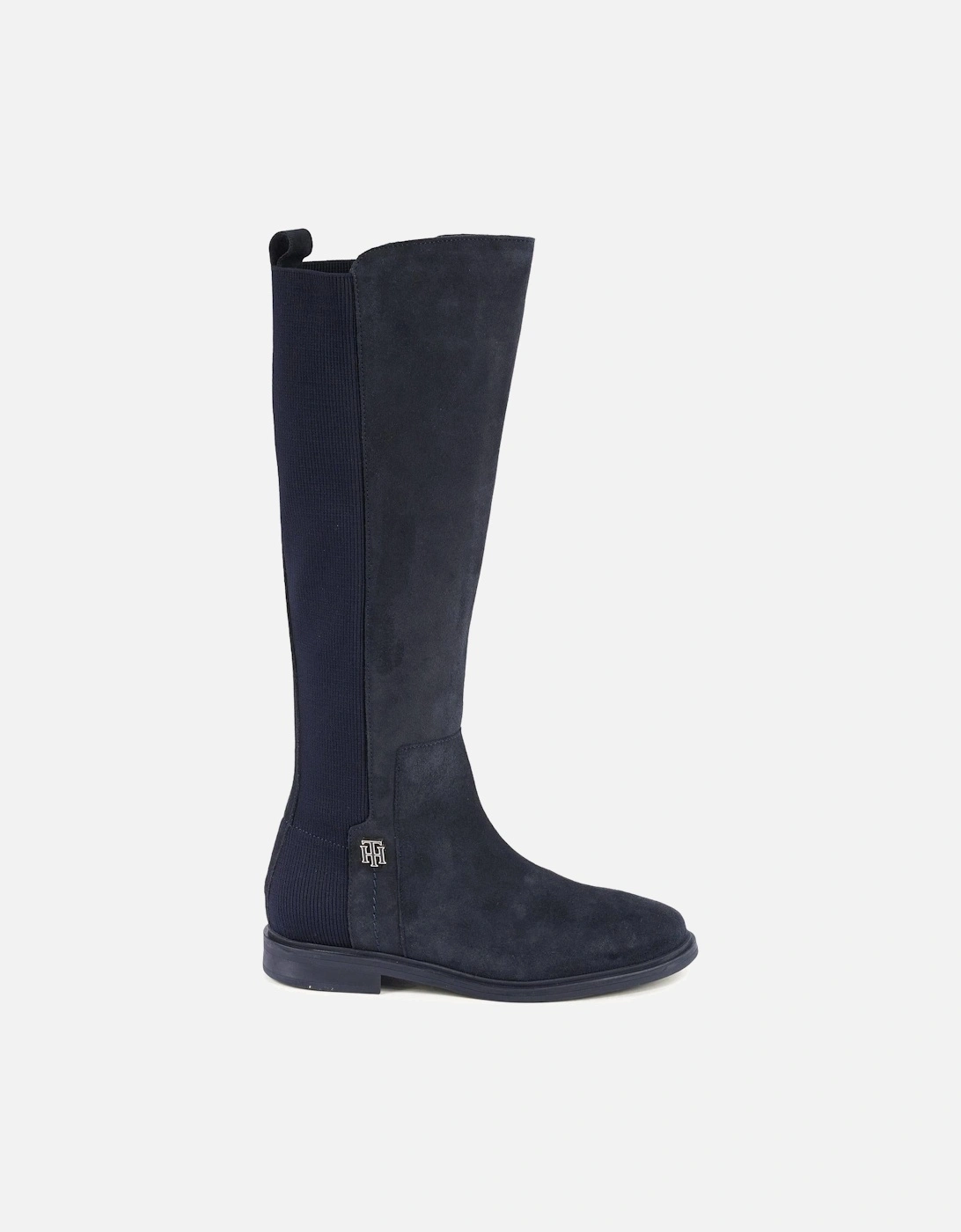 Suede High Ankle Boots with Detail, 4 of 3