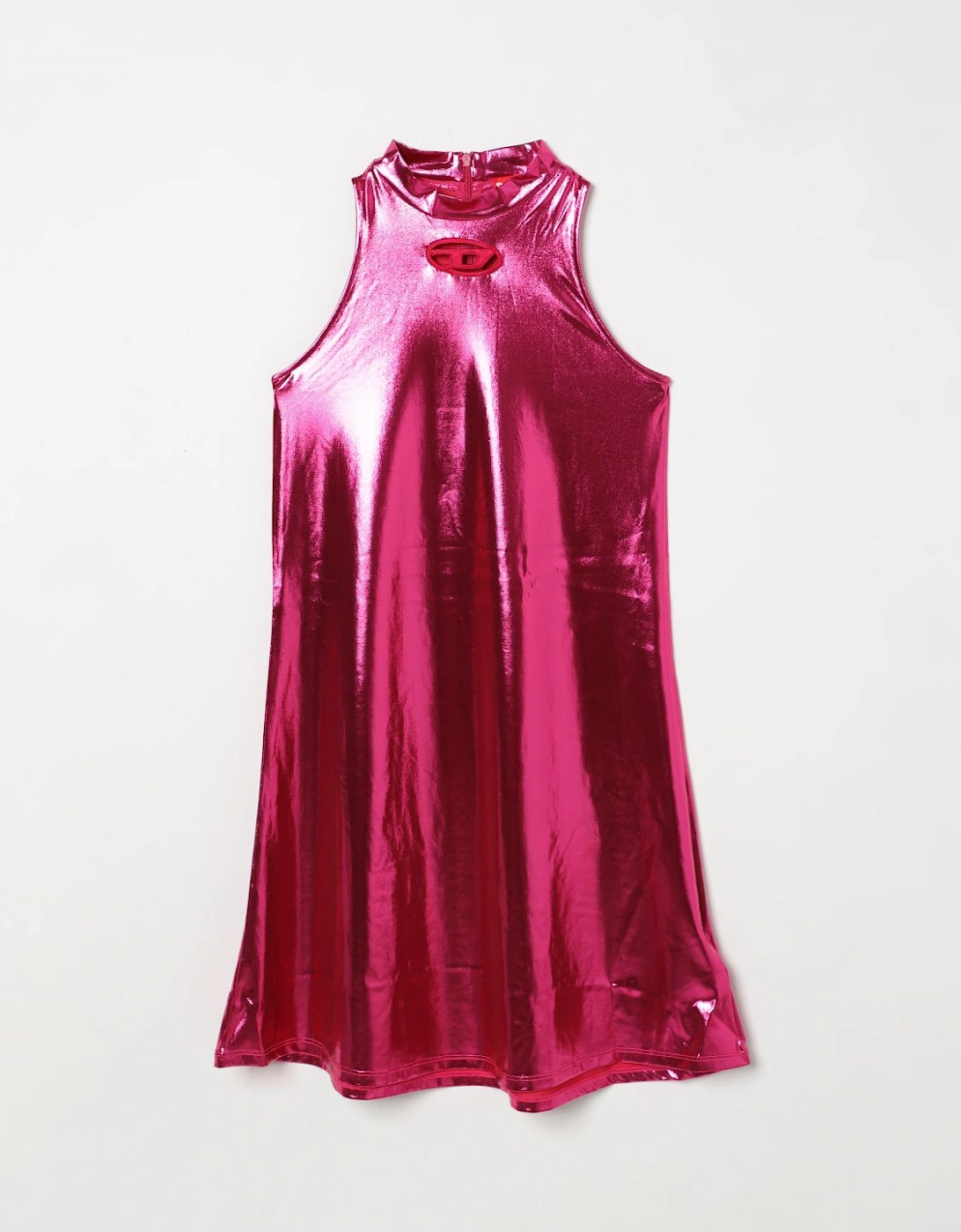 Metallic ALine Sleeveless Dress