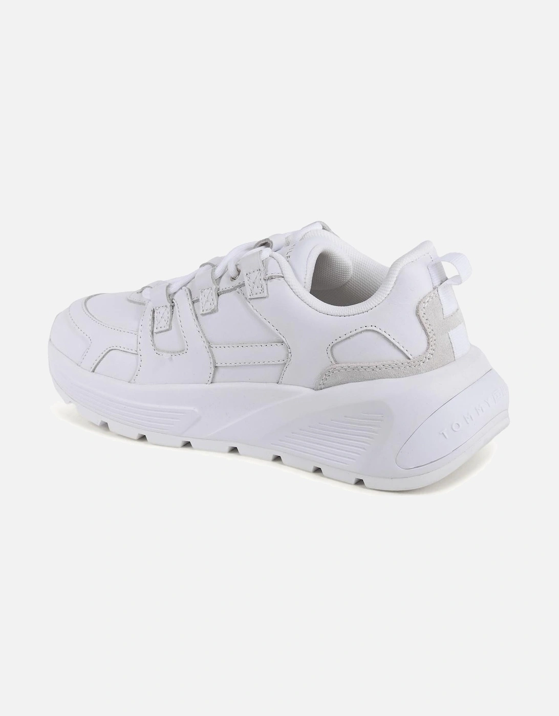 Leather Sneaker with Detailed Design