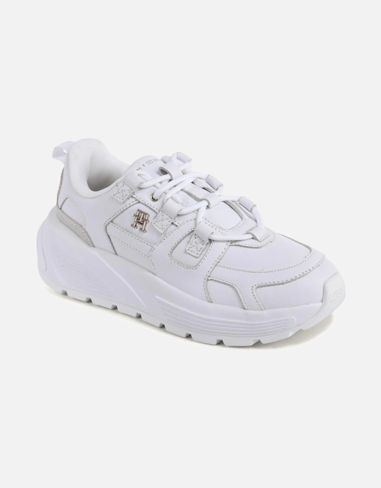 Leather Sneaker with Detailed Design