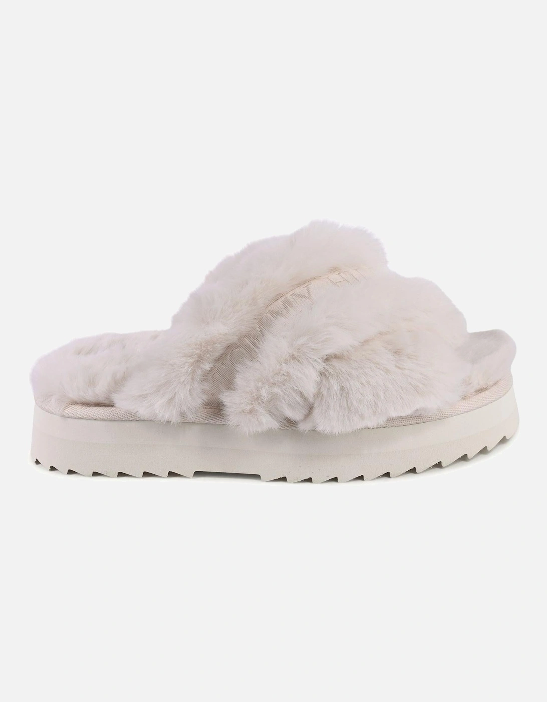 Fuzzy Platform Slippers, 4 of 3