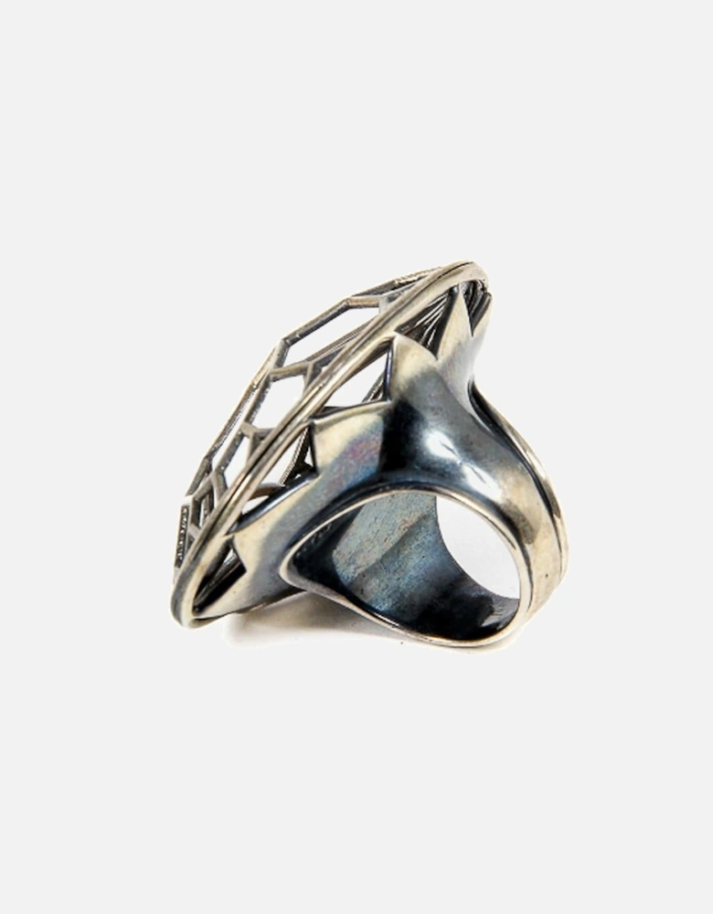 Intrecciato Ring Designer Statement Ring