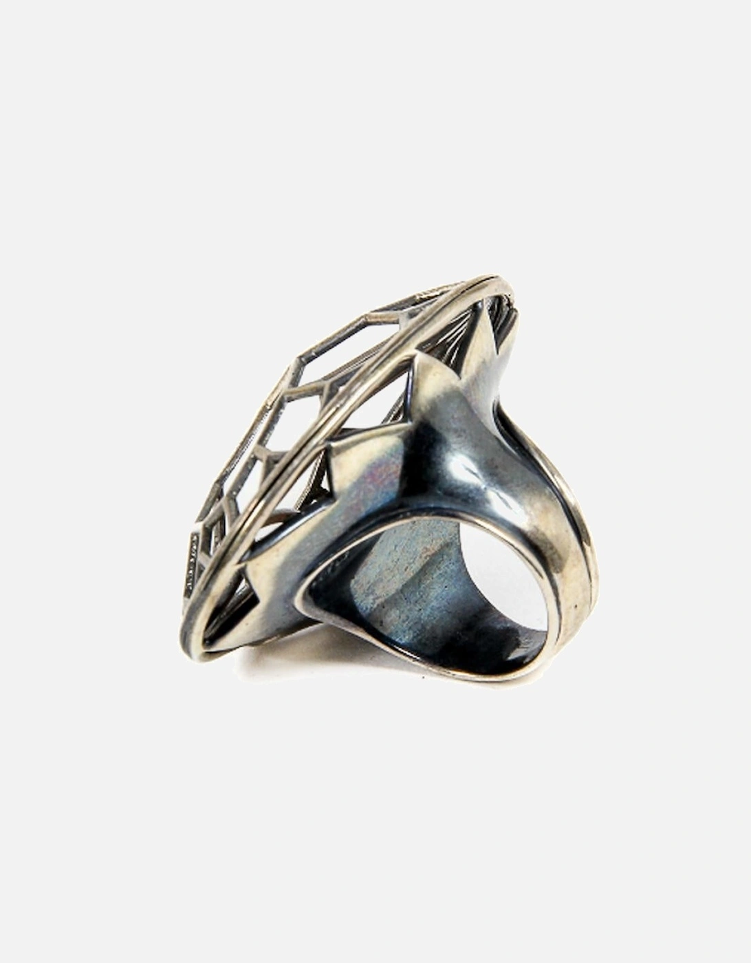 Intrecciato Ring Designer Statement Ring