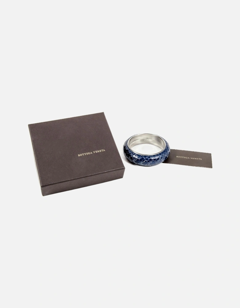 Intrecciato Leather Bangle Bracelet