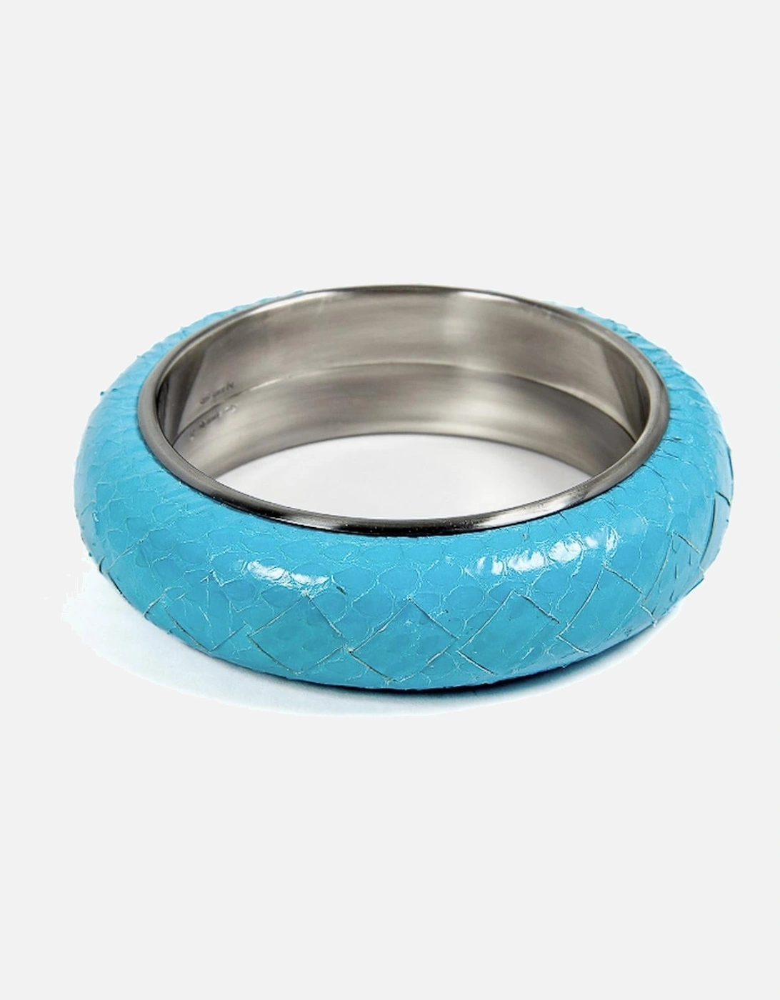 Turquoise Leather Bangle Bracelet