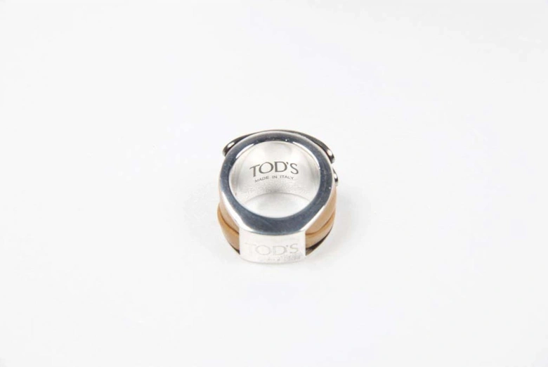 Leather Wrap Ring Beige