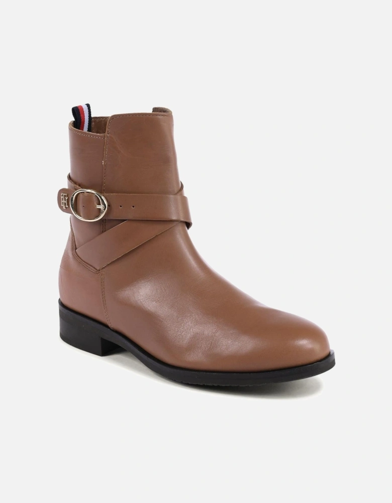 Ankle Boots Buckle Strap