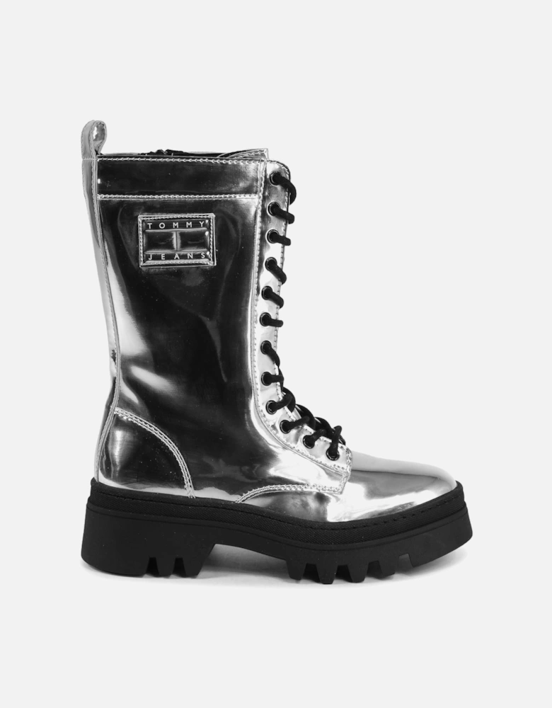 Elegant Polyester and Polyurethane Boots