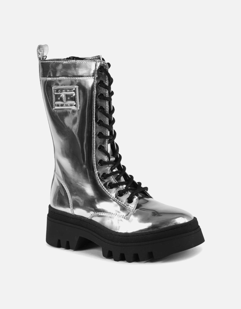 Elegant Polyester and Polyurethane Boots