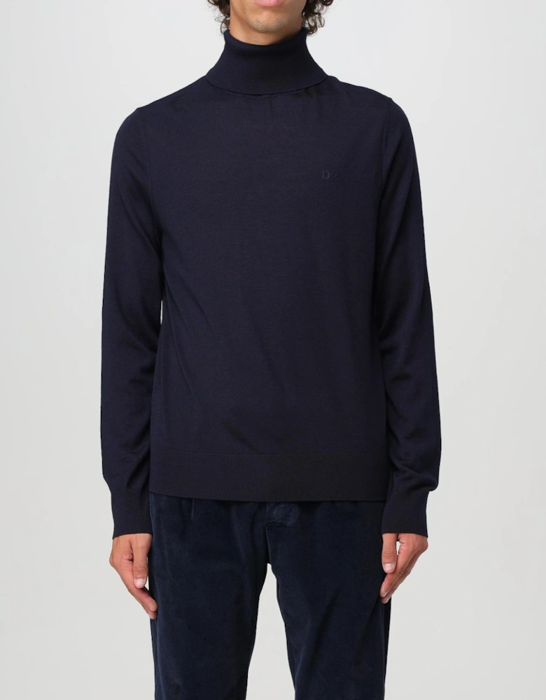 Merino Wool Roll Neck Jumper