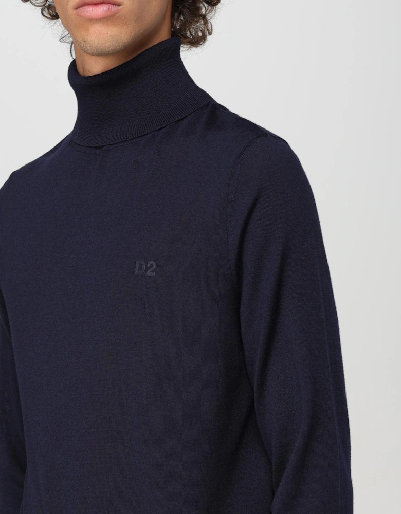 Merino Wool Roll Neck Jumper