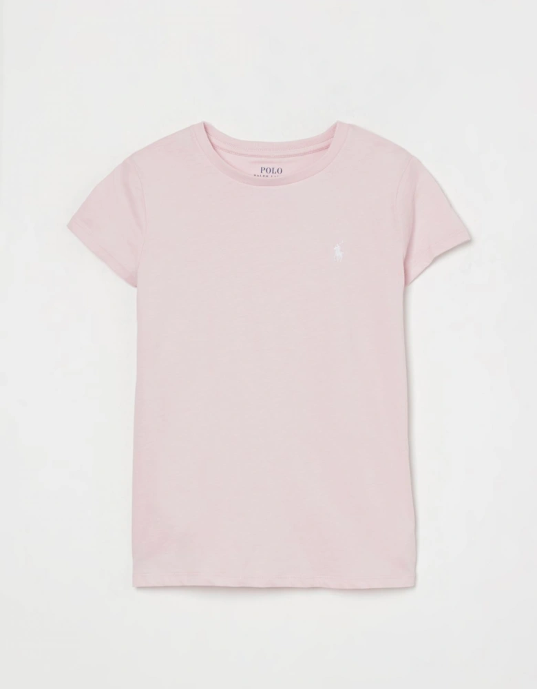 Girls Short Sleeve Crew Neck Tee