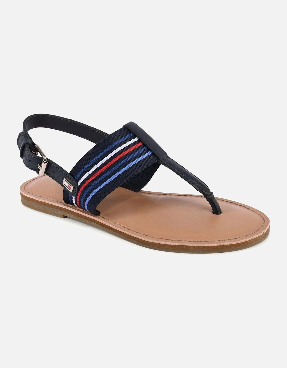Elegant Strappy Sandals with Durable Polyester Composition
