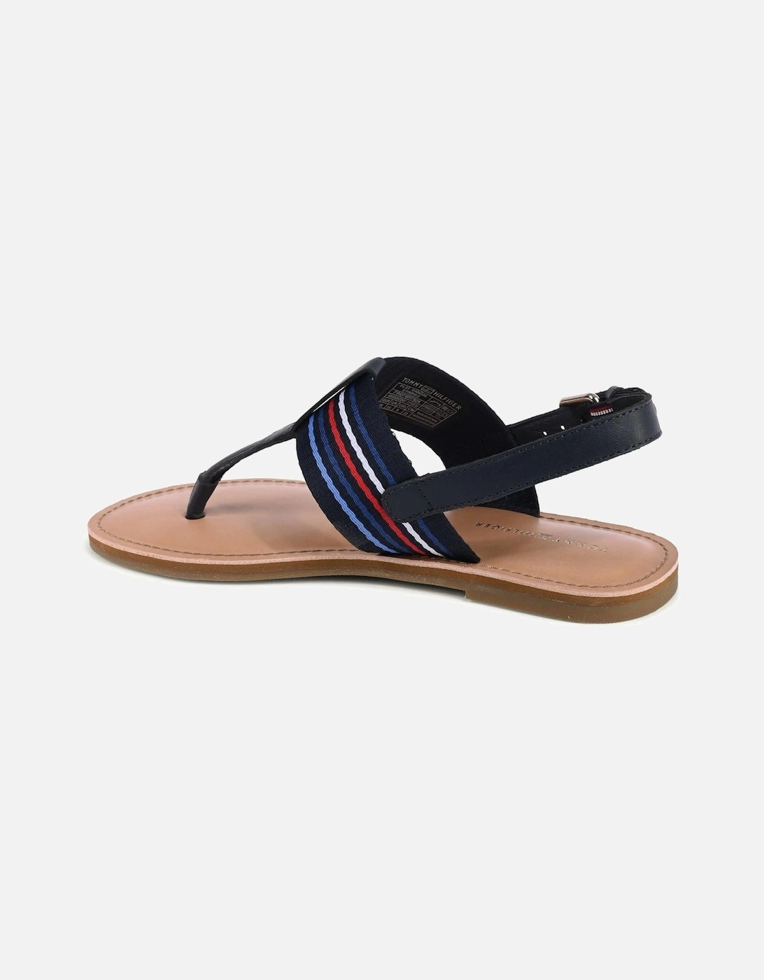 Elegant Strappy Sandals with Durable Polyester Composition