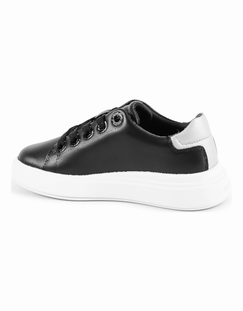 Leather Sneakers with Minimalist Design