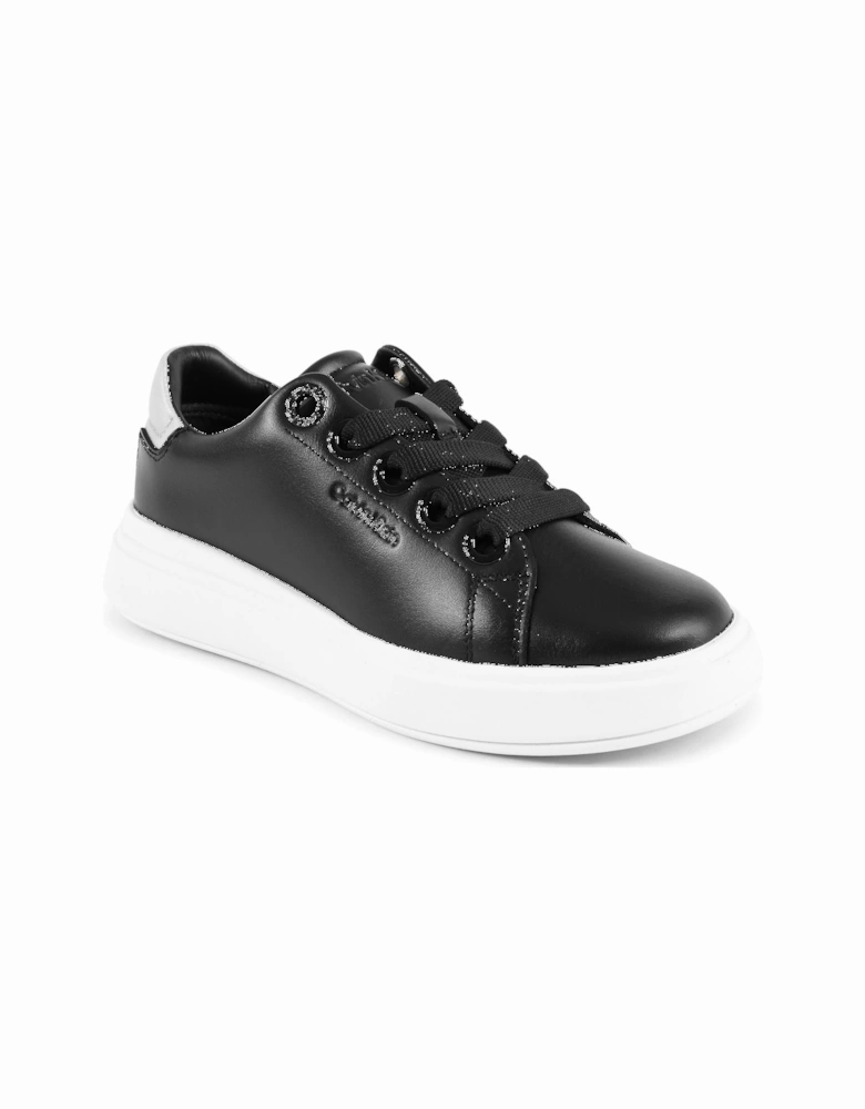 Leather Sneakers with Minimalist Design