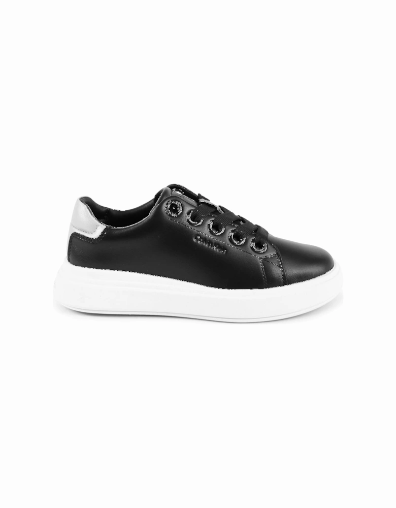 Leather Sneakers with Minimalist Design