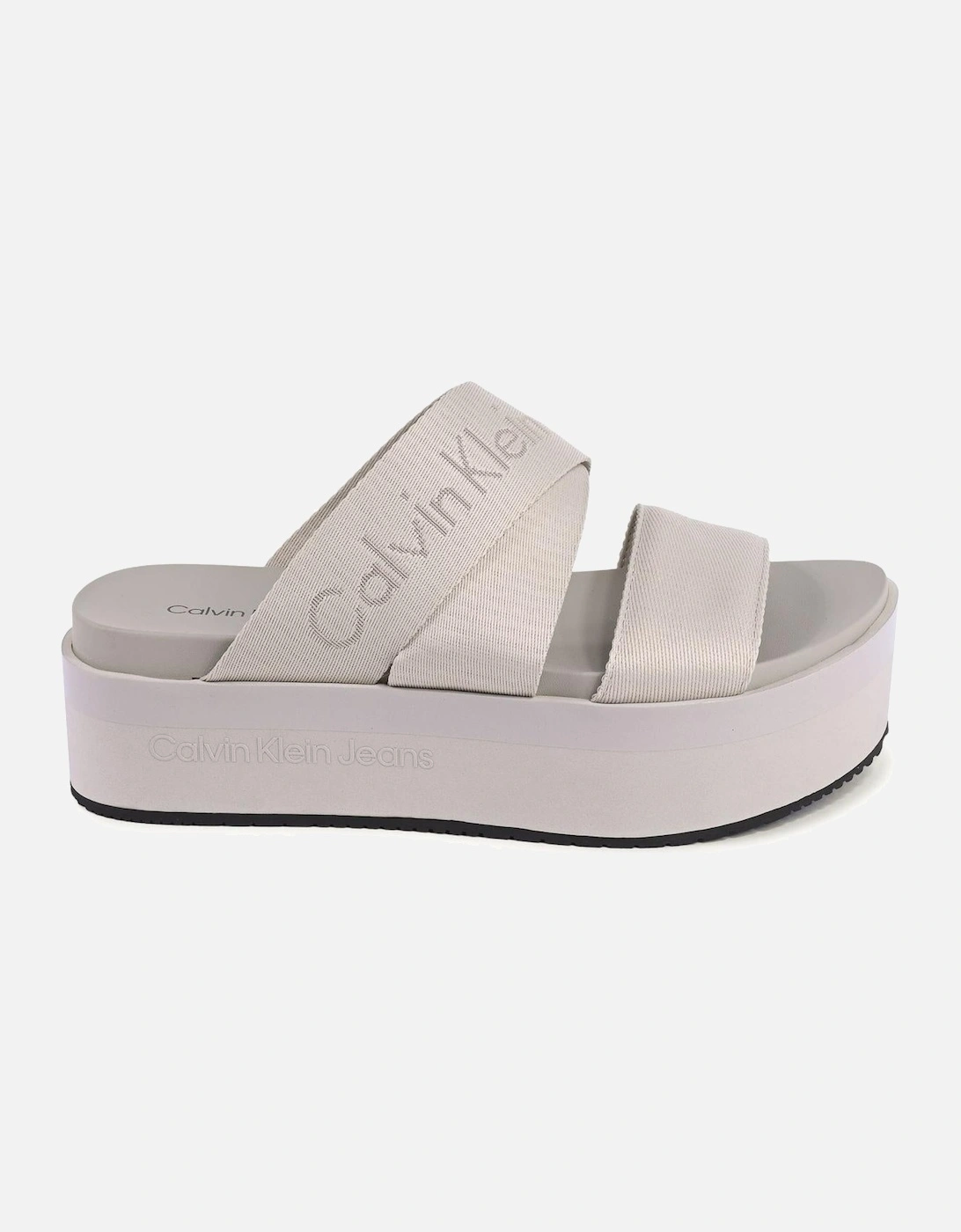 Platform Sandals with Fabric Straps, 4 of 3