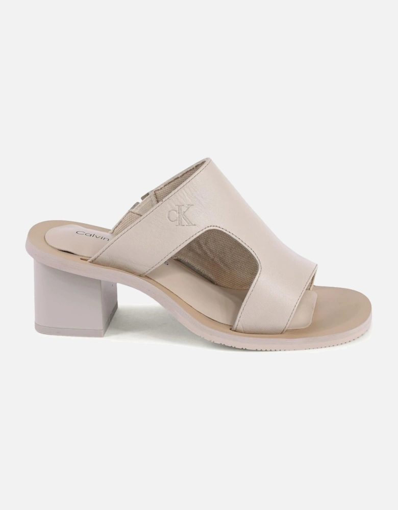 Cutout Block Heel Sandals