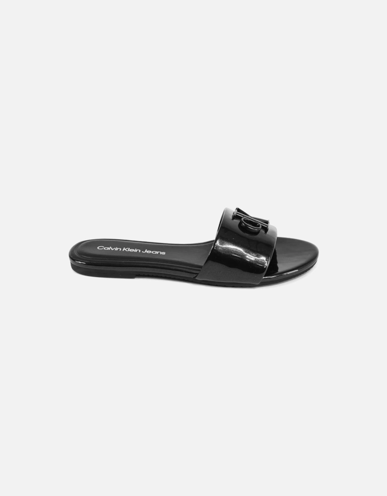 CK Slides Patent Leather