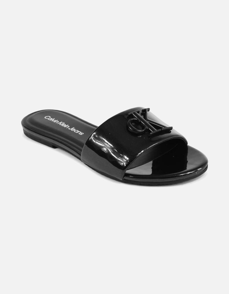 CK Slides Patent Leather