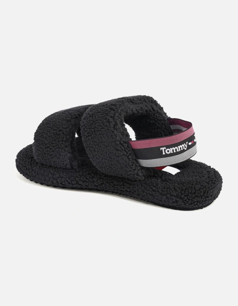 Shearling Opentoe Slippers