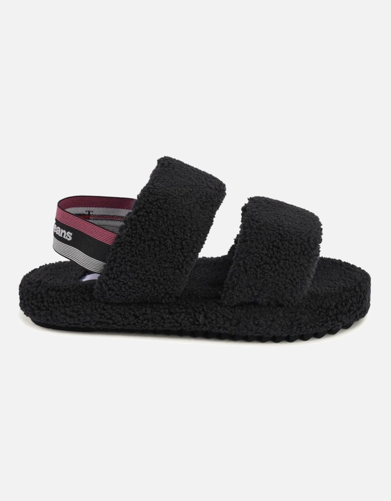Shearling Opentoe Slippers