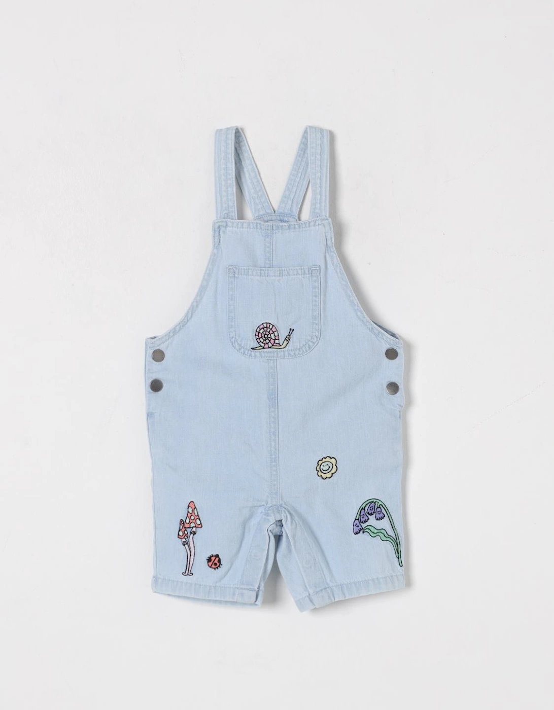 Kids Denim Overall Embroidered Garden, 4 of 3