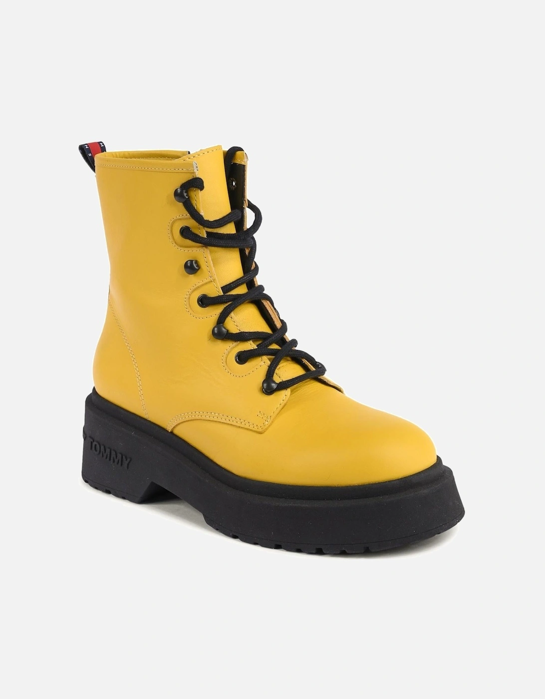 LaceUp Platform Ankle Boots