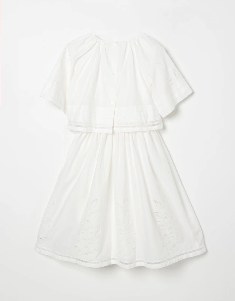 Layered Eyelet Dress