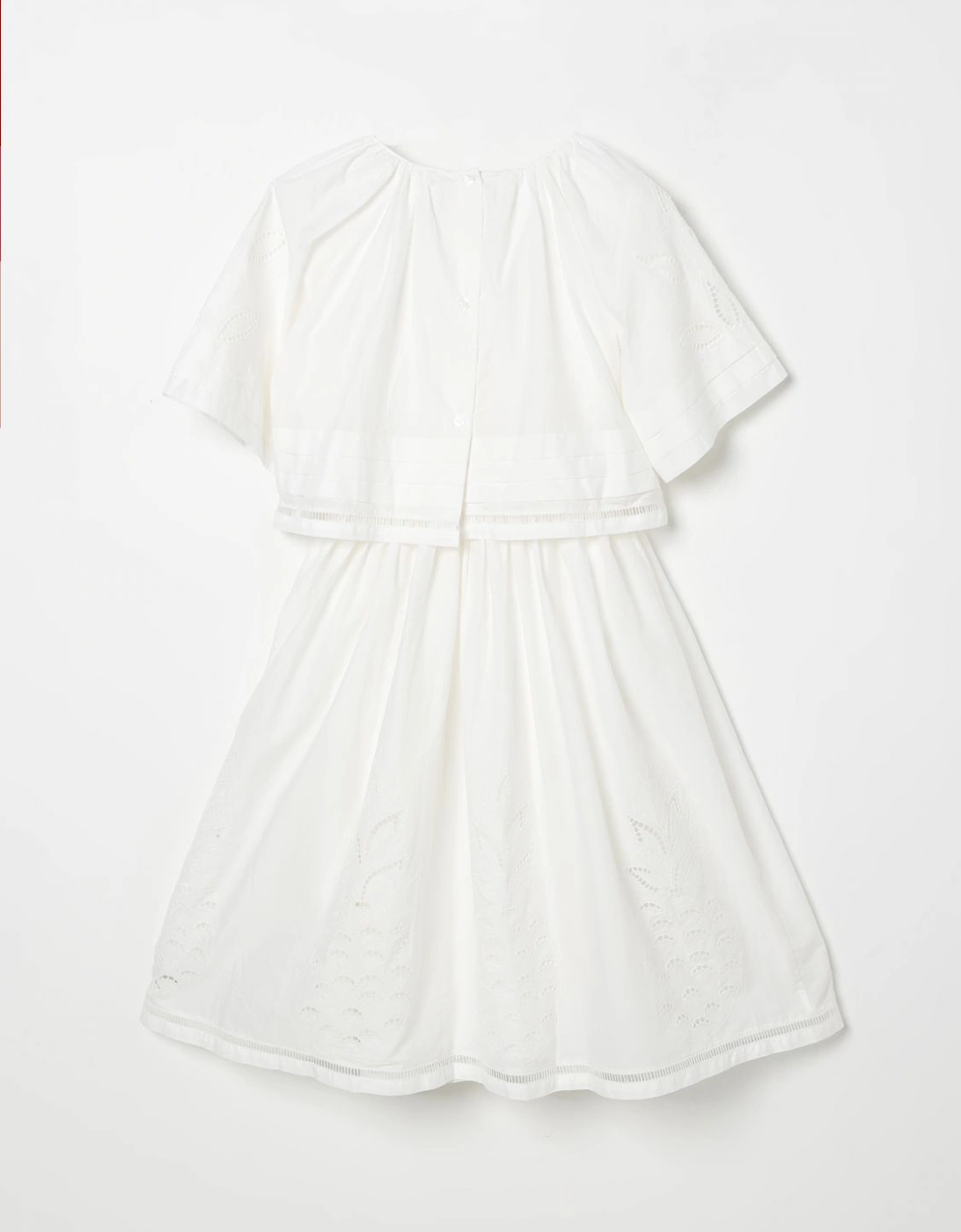 Layered Eyelet Dress